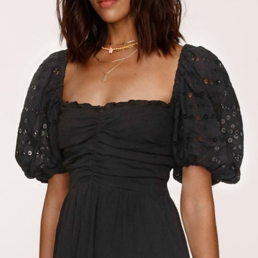 Heartloom  Black Cella Dress NWT - Picture 2 of 5